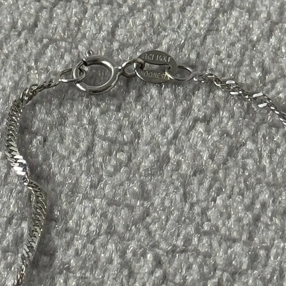 Disco Chain Necklace 925 Sterling Silver - Picture 4 of 7